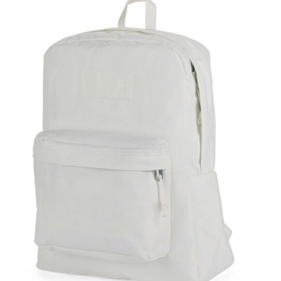 Jansport White on White Undyed Recycled Superbreak Backpack - Picture 12 of 13